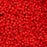 Cylin Seed Beads 11/0 - 25g Bag - Matte Vermillion Red