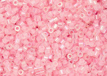 Cylin Seed Beads 11/0 - 25g Bag - Glow in the Dark - Pink AB