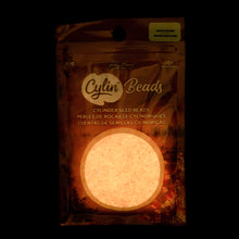 Cylin Seed Beads 11/0 - 25g Bag - Glow in the Dark - Pink Neon AB
