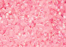 Cylin Seed Beads 11/0 - 25g Bag - Glow in the Dark - Rose AB