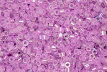 Cylin Seed Beads 11/0 - 25g Bag - Glow in the Dark - Purple AB