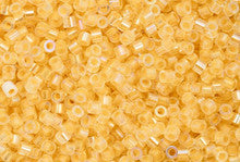 Cylin Seed Beads 11/0 - 25g Bag - Glow in the Dark - Gold Yellow AB