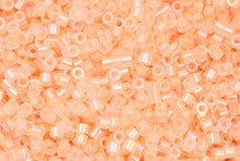 Cylin Seed Beads 11/0 - 25g Bag - Glow in the Dark - Orange AB