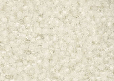 Cylin Seed Beads 11/0 - 25g Bag - Glow in the Dark - White to Turquoise
