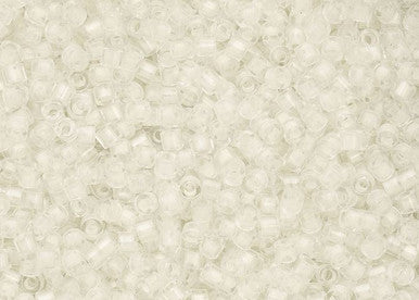 Cylin Seed Beads 11/0 - 25g Bag - Glow in the Dark - White to Green