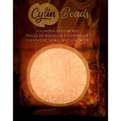 Cylin Seed Beads 11/0 - 25g Bag - Glow in the Dark - Pink
