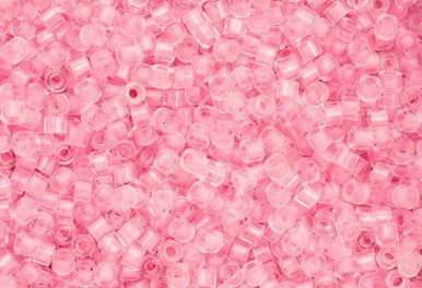 Cylin Seed Beads 11/0 - 25g Bag - Glow in the Dark - Pink