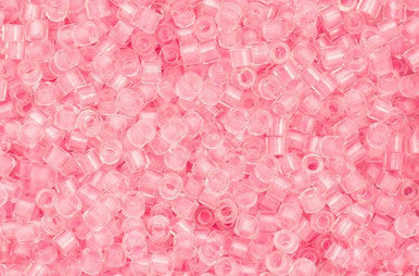 Cylin Seed Beads 11/0 - 25g Bag - Glow in the Dark - Pink Neon