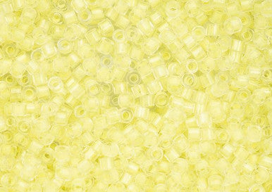 Cylin Seed Beads 11/0 - 25g Bag - Glow in the Dark - Yellow