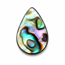 Natural Abalone Shell 14x10mm Side-Drilled Teardrop Bead