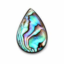 Natural Abalone Shell 14x10mm Side-Drilled Teardrop Bead