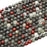 Natural African Bloodstone 8mm Smooth Round Bead - A Grade