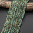 Natural African Turquoise 4mm Faceted Heishi Bead Strand - AAA Grade