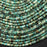 Natural African Turquoise 4mm Heishi Bead Strand - AAA Grade