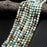 Natural Amazonite 6mm Faceted Round Bead Strand