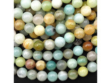 Natural Amazonite 4mm Smooth Round Bead Strand