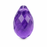 Natural Purple Amethyst 12mm Faceted Teardrop Briolette Bead - AAA Grade