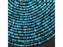 Natural Blue Apatite 4mm Rondelle Bead Strand