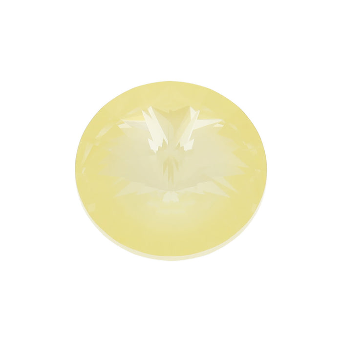 PRESTIGE Crystal, #1122 Rivoli 12mm Crystal Soft Yellow Ignite (1 Piece)