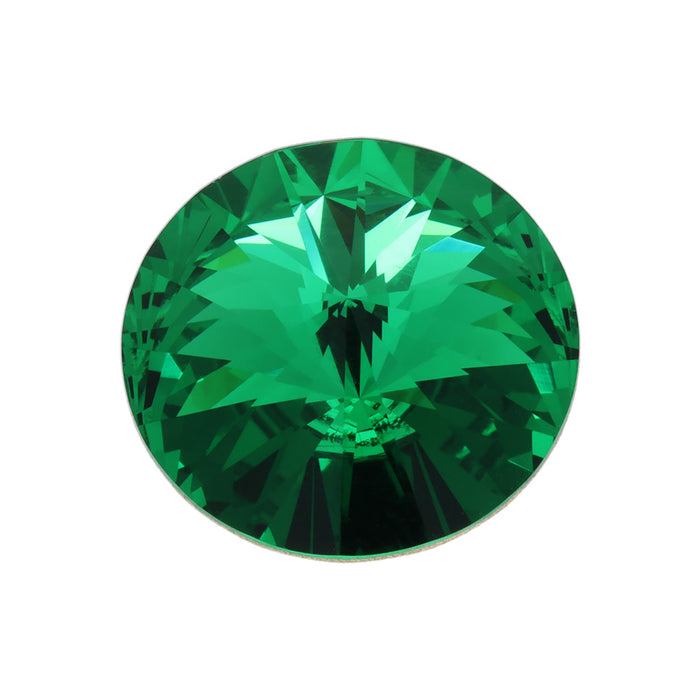 PRESTIGE Crystal, #1122 Rivoli 14mm, Majestic Green (1 Piece)