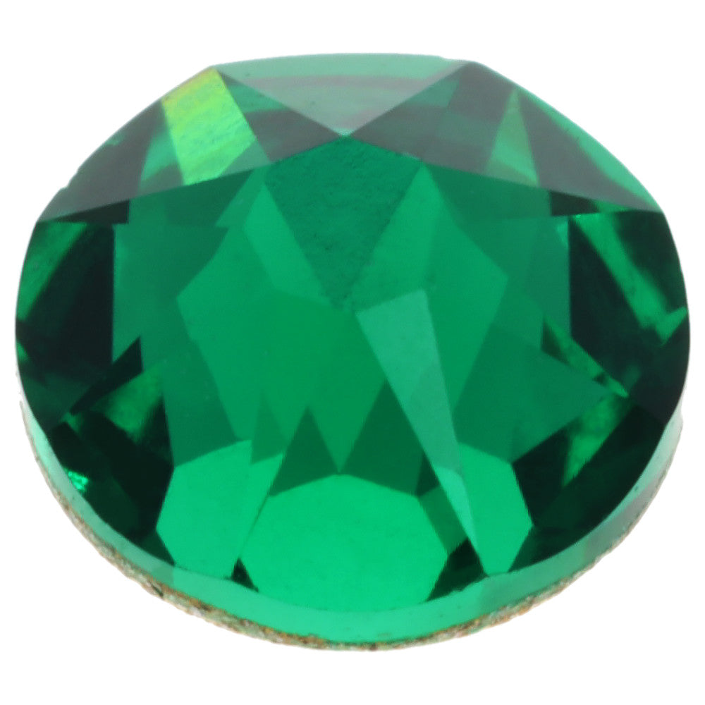 PRESTIGE Crystal, #2088 Round Flatback Rhinestone SS16, Majestic Green (1 Piece)