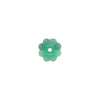 PRESTIGE Crystal, #3700 Margarita Flower Bead 6mm, Majestic Green (1 Piece)