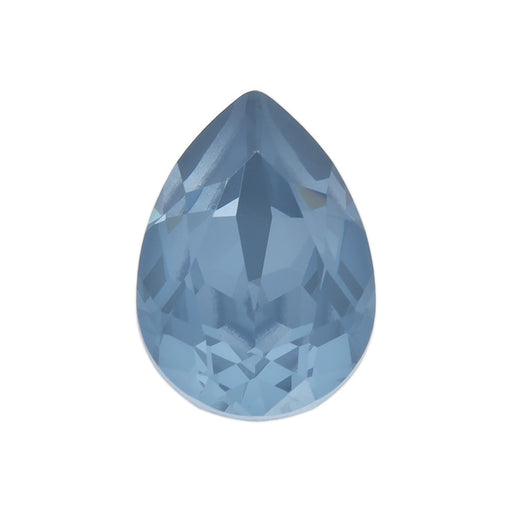 PRESTIGE Crystal, #4320 Pear Fancy Stone 14x10mm, Crystal Denim Ignite (1 Piece)
