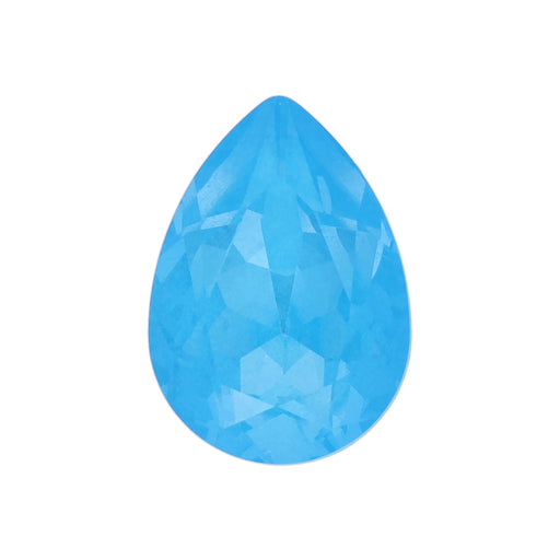 PRESTIGE Crystal, #4320 Pear Fancy Stone 14x10mm, Crystal Electric Blue Ignite (1 Piece)