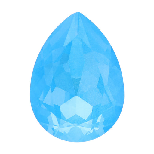 PRESTIGE Crystal, #4320 Pear Fancy Stone 18x13mm, Crystal Electric Blue Ignite (1 Piece)