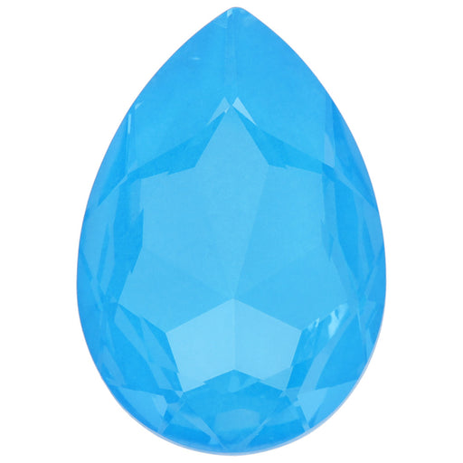 PRESTIGE Crystal, #4327 Pear Fancy Stone 30x20mm, Crystal Electric Blue Ignite (1 Piece)