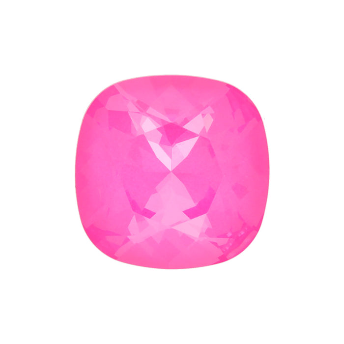 PRESTIGE Crystal, #4470 Cushion Fancy Stone 12mm, Crystal Electric Pink Ignite