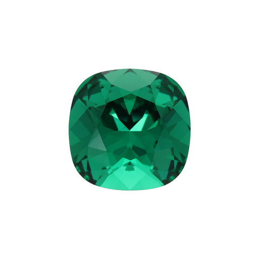 PRESTIGE Crystal, #4470 Cushion Fancy Stone 10mm, Majestic Green