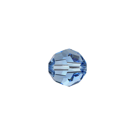 PRESTIGE Crystal, #5000 Round Bead 6mm Cool Blue (1 Piece)