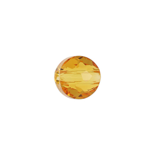 PRESTIGE Crystal, #5034 Daydream Round Bead 6mm Light Topaz (1 Piece)
