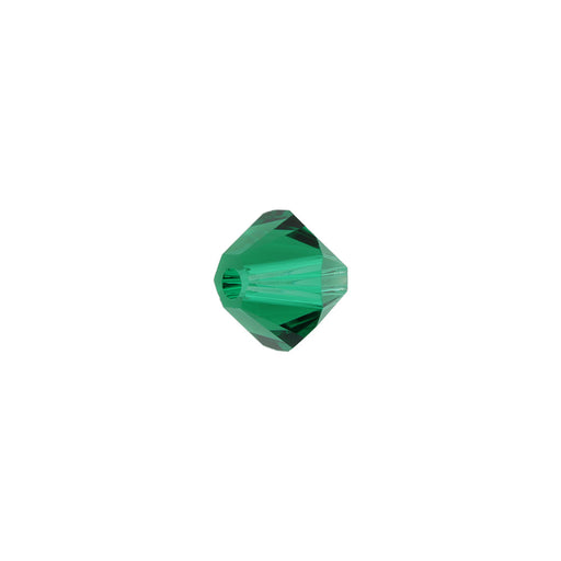 PRESTIGE Crystal, #5328 Bicone Bead 5mm, Majestic Green (1 Piece)