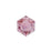 PRESTIGE Crystal, #5601 Cube Bead 6mm Dark Rose (1 Piece)