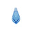 PRESTIGE Crystal, #6000 Teardrop Pendant 11x5.5mm Cool Blue (1 Piece)