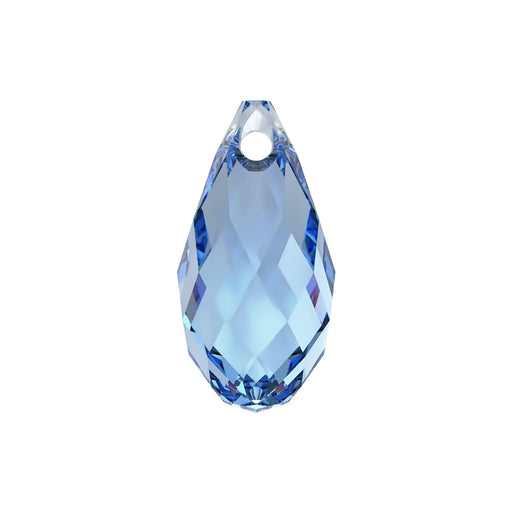 PRESTIGE Crystal, #6010 Briolette Pendant 13x6.5mm Cool Blue (1 Piece)