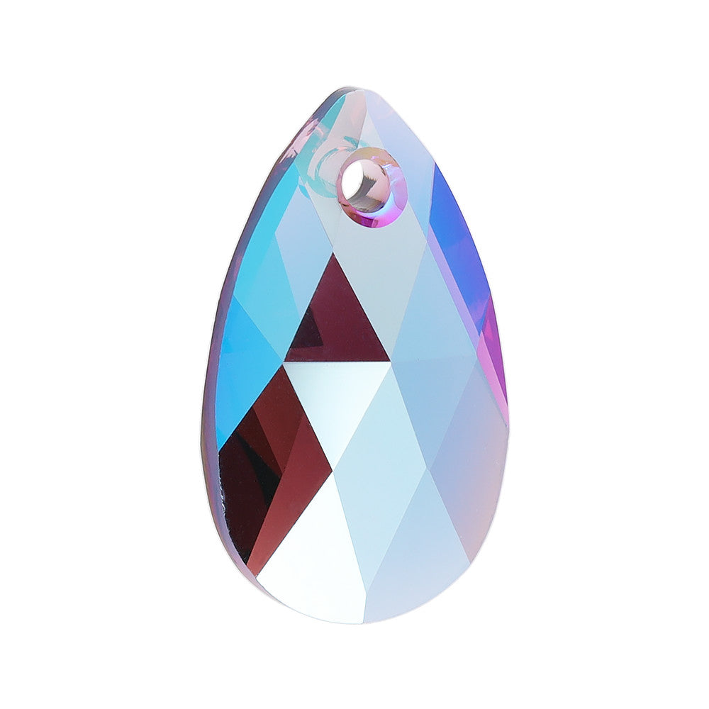 PRESTIGE Crystal, #6106 Pear-Shaped Pendant 16mm, Amethyst Shimmer (1 Piece)