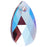 PRESTIGE Crystal, #6106 Pear-Shaped Pendant 22mm, Amethyst Shimmer (1 Piece)