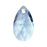 PRESTIGE Crystal, #6106 Pear Shaped Pendant 16mm Cool Blue (1 Piece)