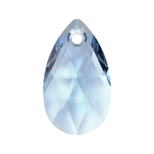 PRESTIGE Crystal, #6106 Pear Shaped Pendant 16mm Cool Blue (1 Piece)