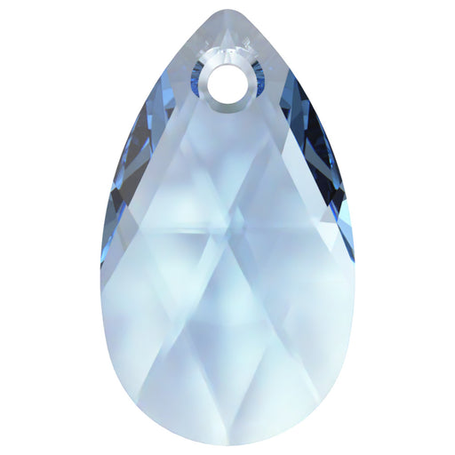 PRESTIGE Crystal, #6106 Pear Shaped Pendant 22mm Cool Blue (1 Piece)