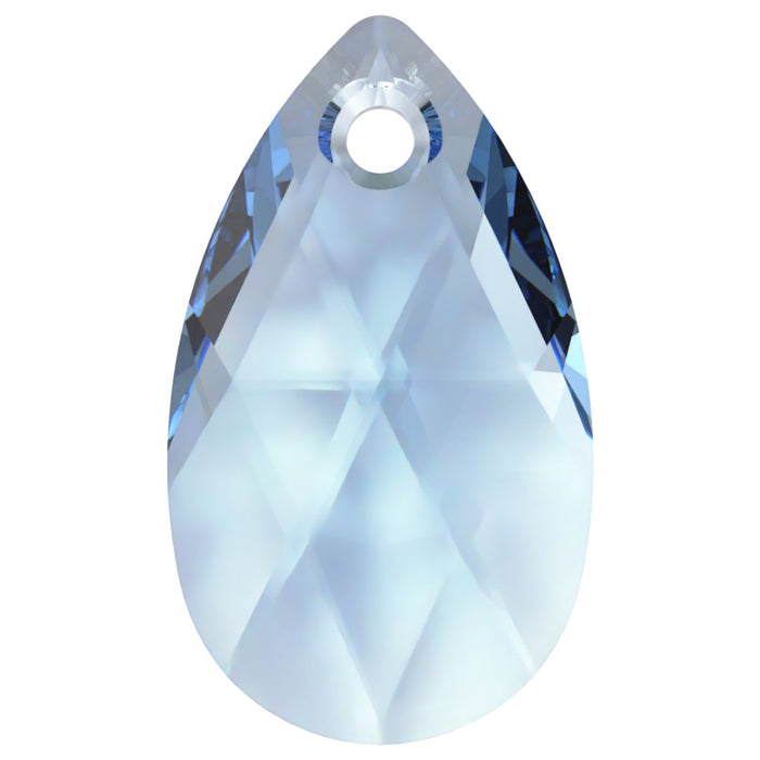 PRESTIGE Crystal, #6106 Pear Shaped Pendant 22mm Cool Blue (1 Piece)