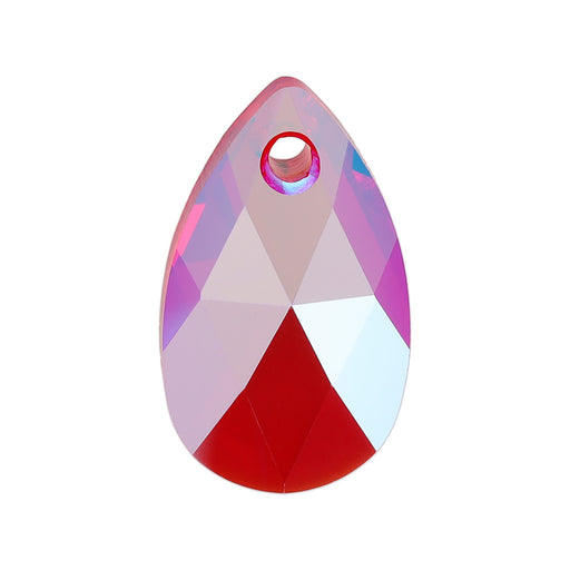 PRESTIGE Crystal, #6106 Pear-Shaped Pendant 16mm, Light Siam Shimmer (1 Piece)