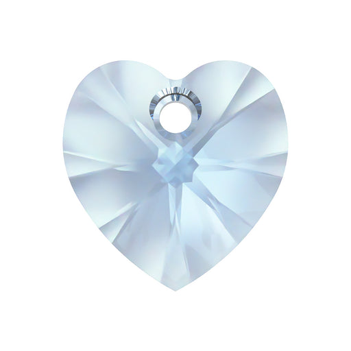 PRESTIGE Crystal, #6228 Heart Pendant 14mm Cool Blue (1 Piece)