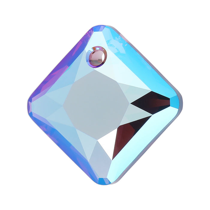 PRESTIGE Crystal, #6431 Princess Cut Pendant 16mm, Amethyst Shimmer (1 Piece)