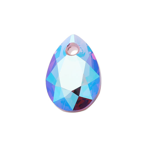 PRESTIGE Crystal, #6433 Pear Cut Pendant 12mm, Amethyst Shimmer (1 Piece)