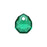 PRESTIGE Crystal, #6436 Majestic Pendant 9mm, Majestic Green (1 Piece)