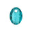 PRESTIGE Crystal, #6438 Elliptic Cut Pendant 11mm, Blue Zircon (1 Piece)